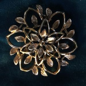 Demi Parure by Sarah Cov. Gold-Tone Filigre